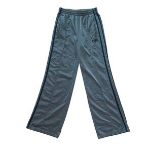 Victoria's Secret Pink Women's Grey Track Sweat Pants Double Side Stripe Logo XS